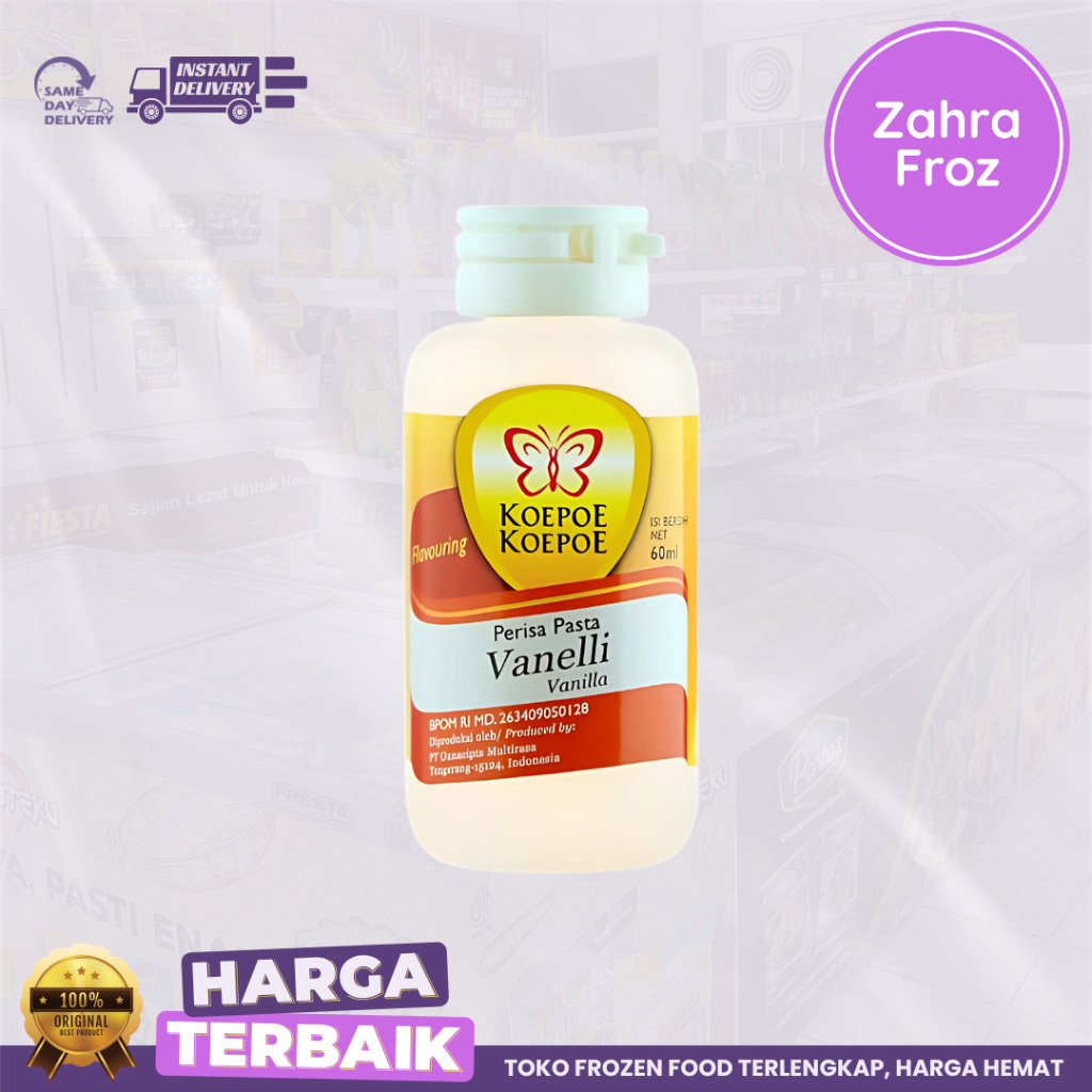 

KOEPOE KOEPOE PASTA VANELLI VANILLA 60 ML | KUPU KUPU PERISA PASTA
