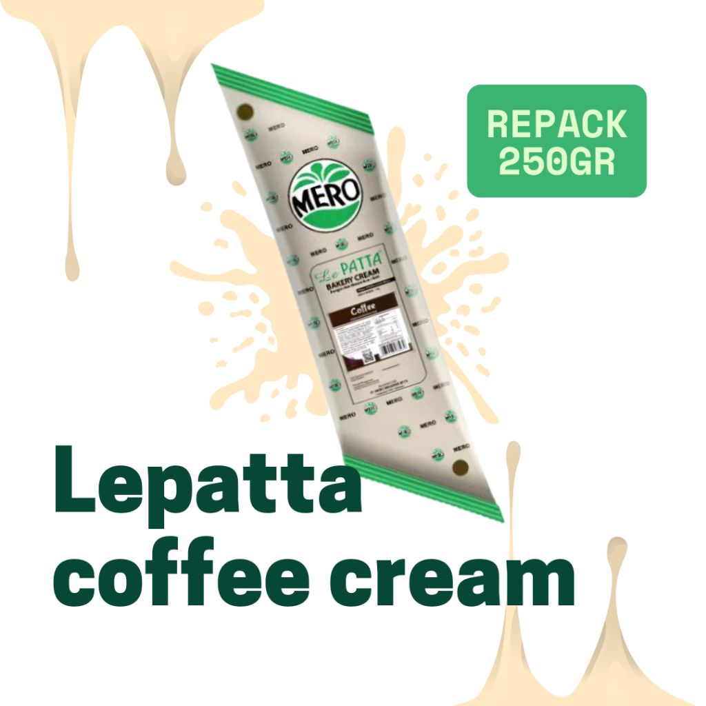 

Mero Lepatta Bakery Cream Repack 250gr / Filling Selai Isian Roti Cromboloni
