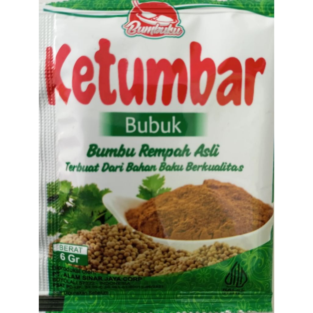 

Bumbu bubuk renceng - Bumbuku Ketumbar bubuk/Bumbuku/ bumbu dapur