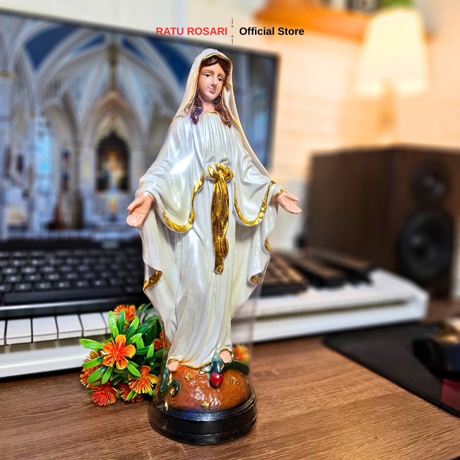 Patung Bunda Maria 30 Cm / Bunda Maria / Patung Bunda Maria Putih