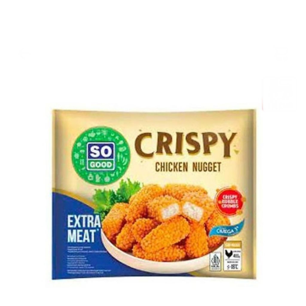 

so good chicken nugget crispy pack 400 gr