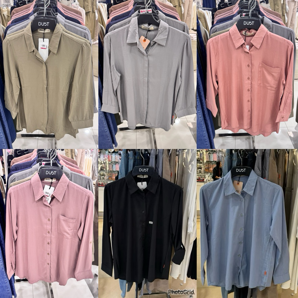 DUST - SALE Kemeja Wanita Polos (S-XXL)