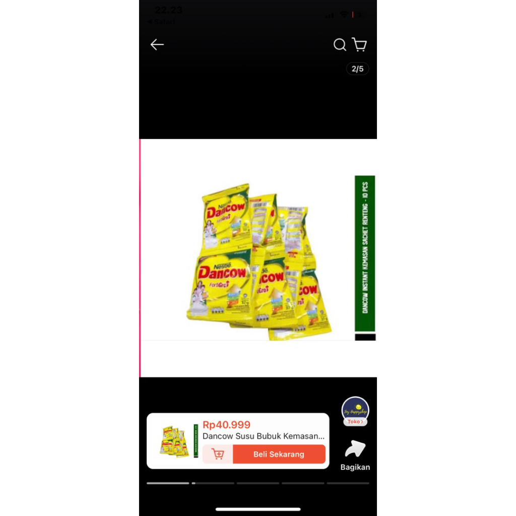 

DANCOW SCH PUTIH COKELAT