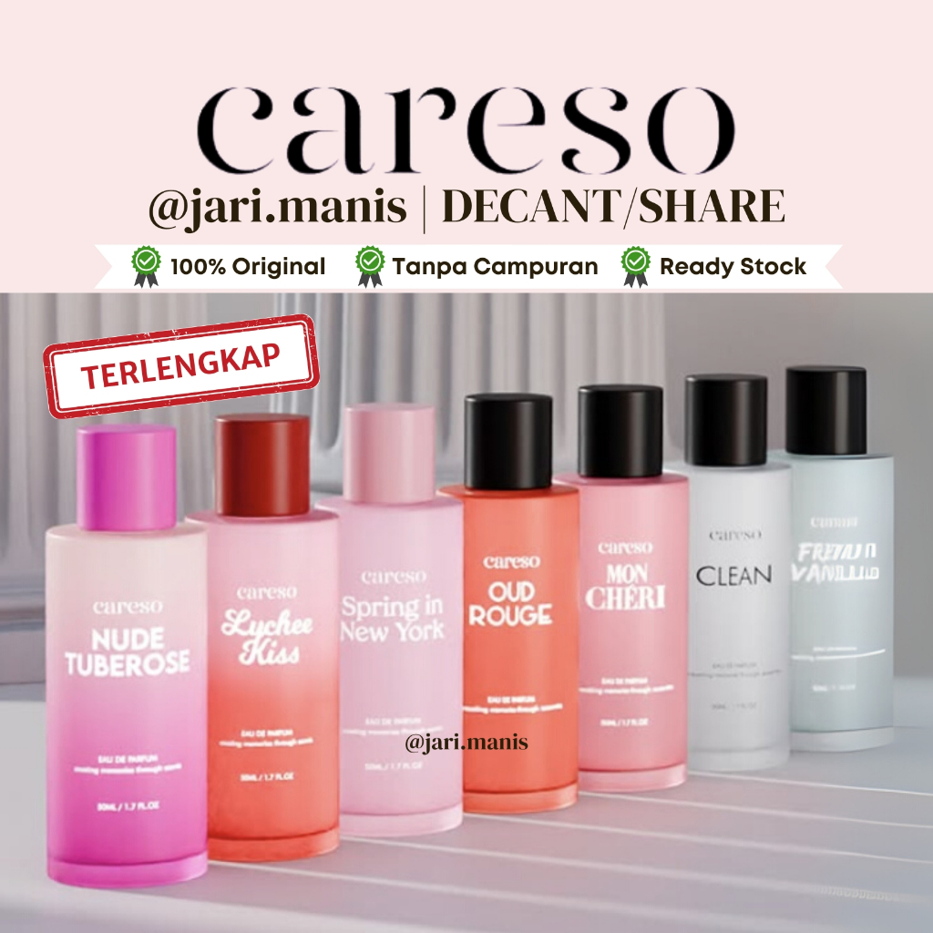 decant share Careso Clean slate coco nude tuberose sweet velvet rose french vanilla violet lychee ki