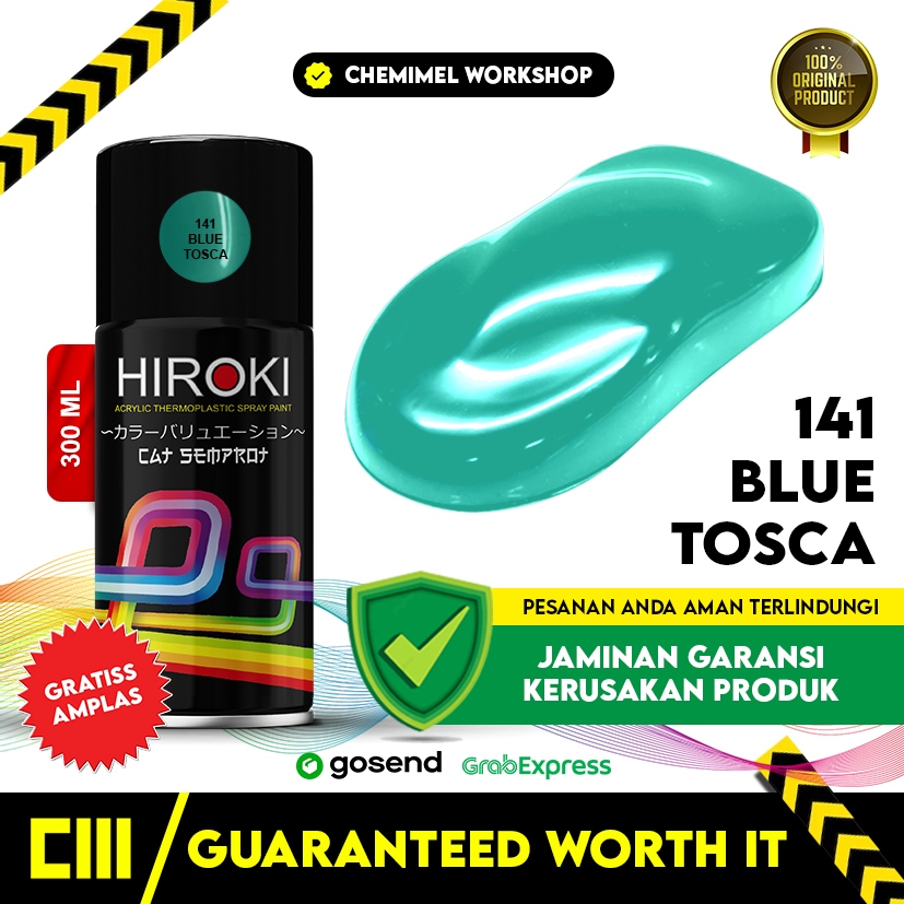 Pilox Blue Tosca Hiroki Cat Semprot Biru Tosca 141