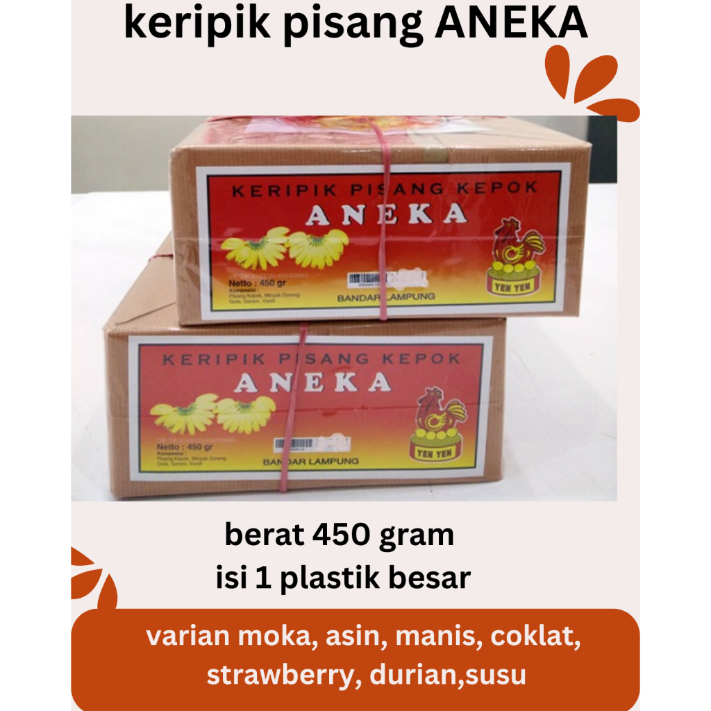 

KERIPIK PISANG ANEKA 450 GR ISI 1 PLASTIK BESAR SUDAH DALAM KARDUS LEBIH HEMAT SUSU KEJU COKLAT
