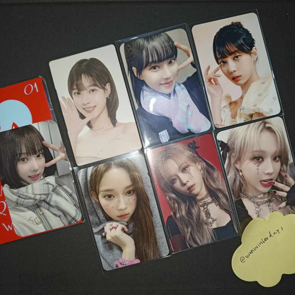 PHOTOCARD WINTER AESPA KARINA GISELLE NINGNING PHOTOPACK PP PHOTO PACK SELFIE SG GIRLS HOLOGRAM STIC