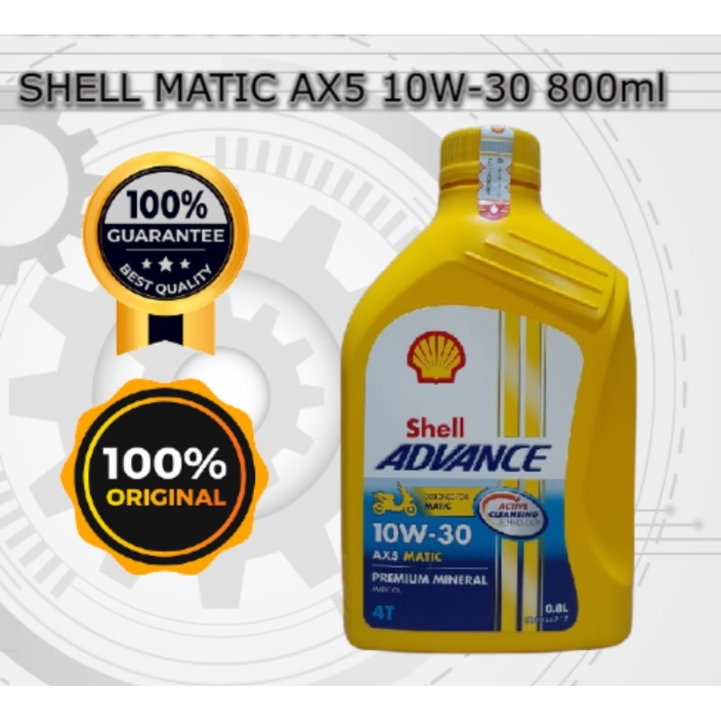 oli motor Shell ADVANCE 10W-30 mineral