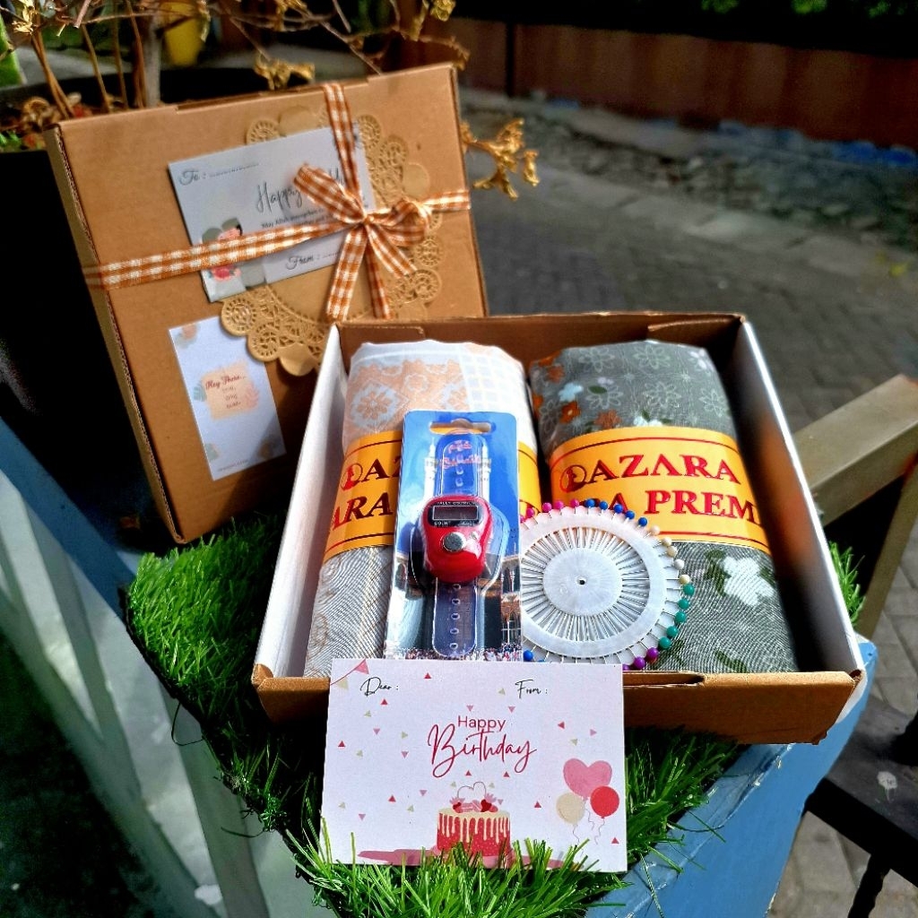 HAMPERS HIJAB AZARA PREMIUM Hampers Hijab Kado jilbab Hadiah Kerudung Set Hijab Paket Jilbab Hemat