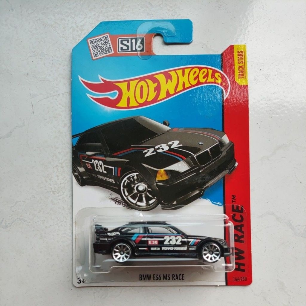 Hotwheels BMW E36 M3 Race Hitam