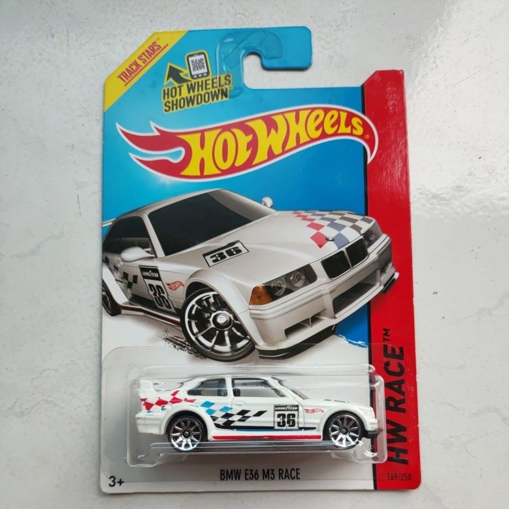 Hotwheels BMW E36 M3 Race Putih