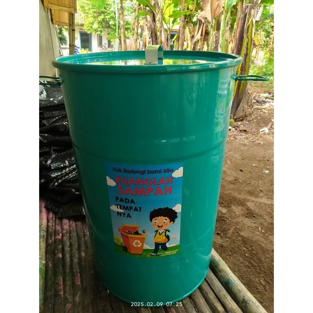 Tong sampah besi/Tempat Sampah Besi