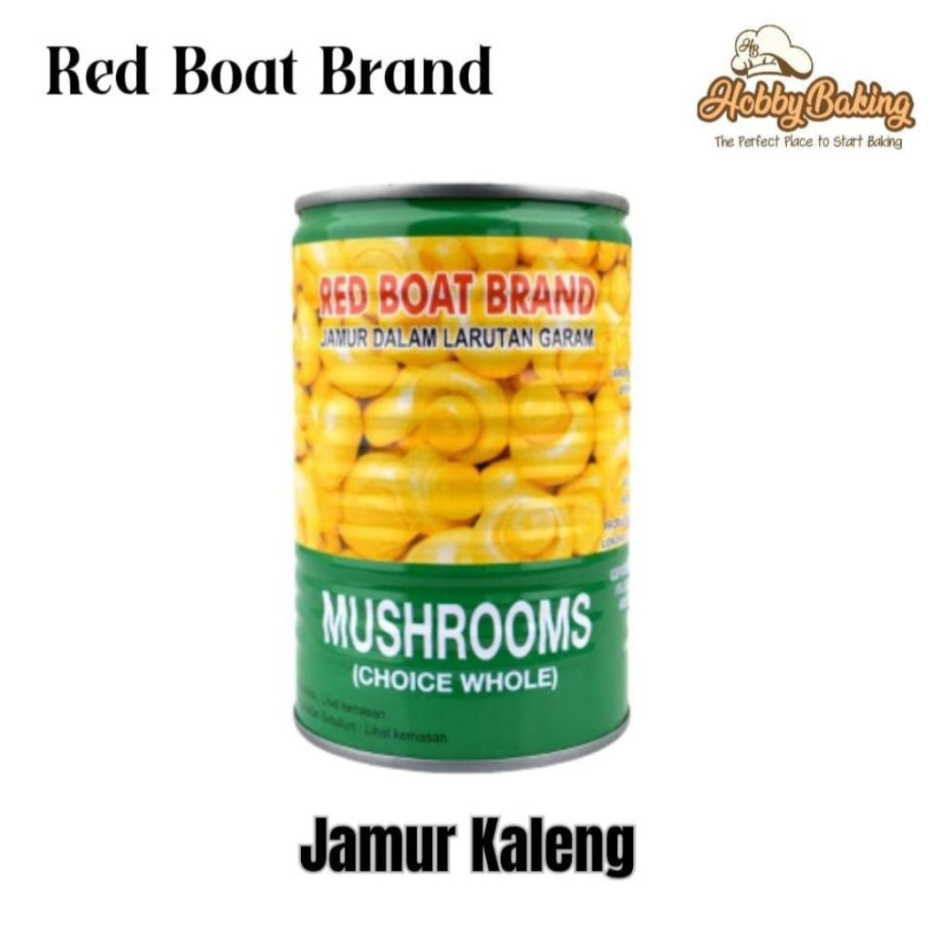 

Jamur Kaleng (red boat brand) 425gr