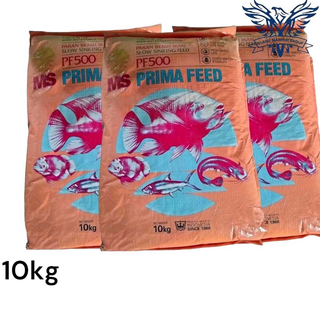 Karungan PF 500 10 kg pelet benih ikan pf500 seed fish feed