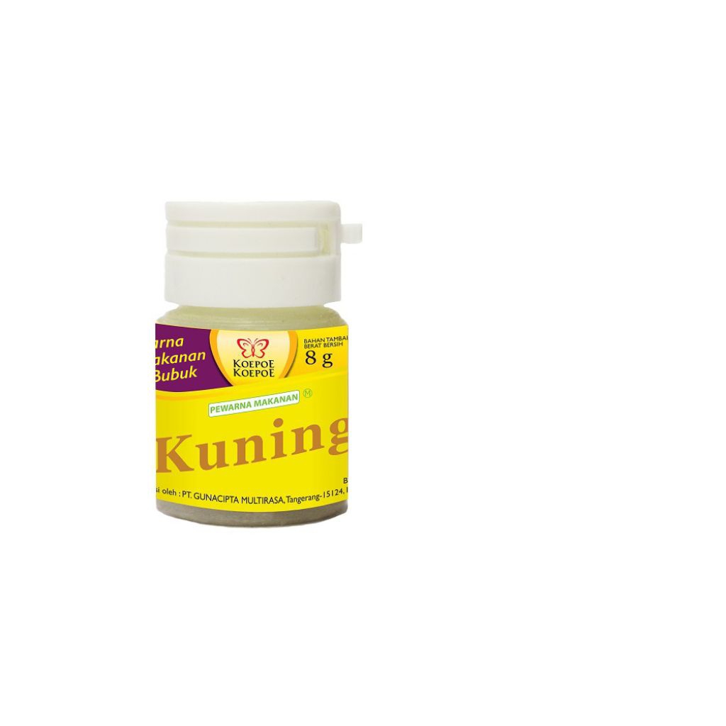 

Pewarna bubuk kuning 8gr - Pewarna makanan dan minuman