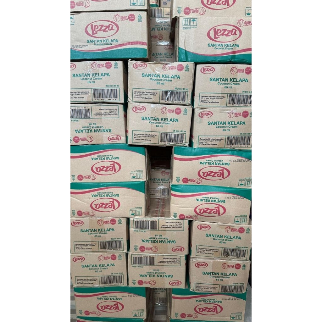 

1 Dus 36 Pcs Santan Cair 65ml Lezza Lebih Gurih Lebih Kental Lebih Enak dan Lezat