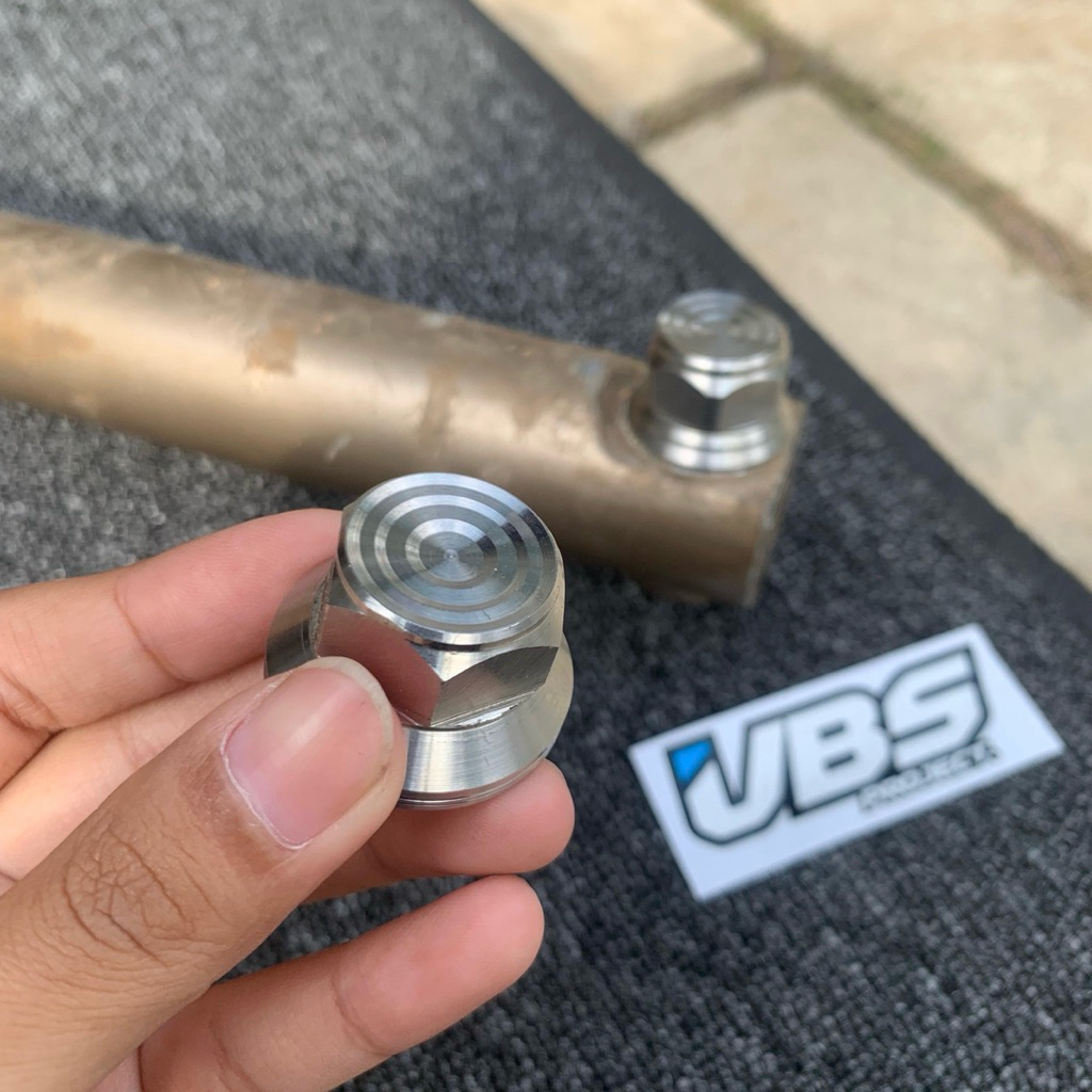 Mur as roda depan ninja stenlis baut roda stainles