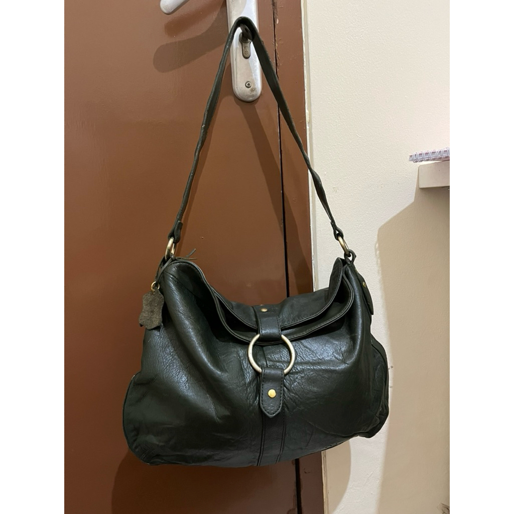 Tas Preloved Hobo Bag Shoulder Bag Kulit Asli Colorado