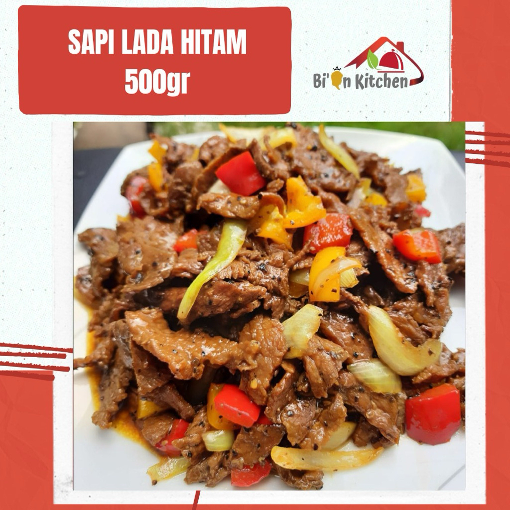 

Sapi Lada Hitam 500gr Premium Daging Has - Bi'On Kitchen