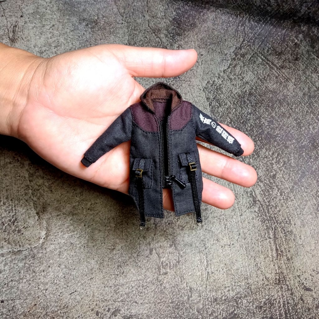 kitbash 1/12 LONG JACKET B-2 (kombinasi HITAM COKLAT)