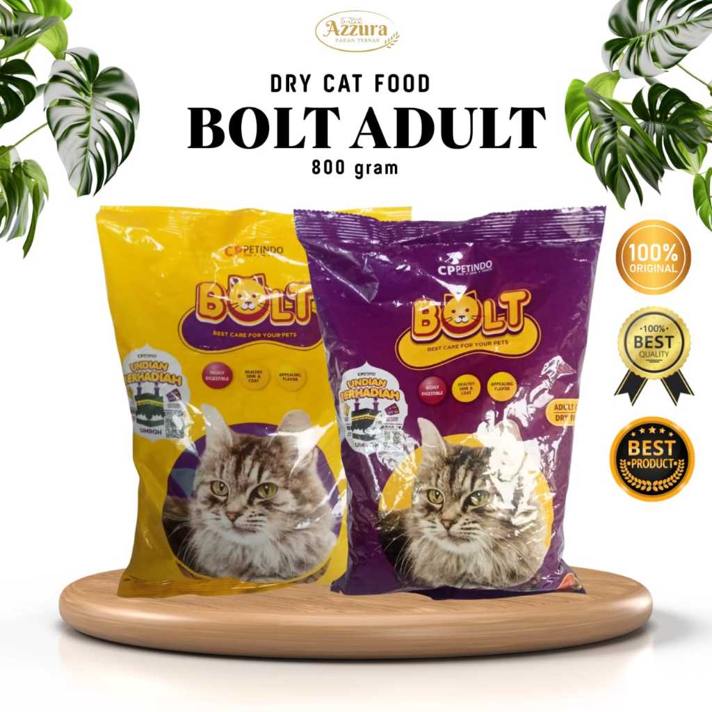 pakan kucing bolt adult pakan kucing kering