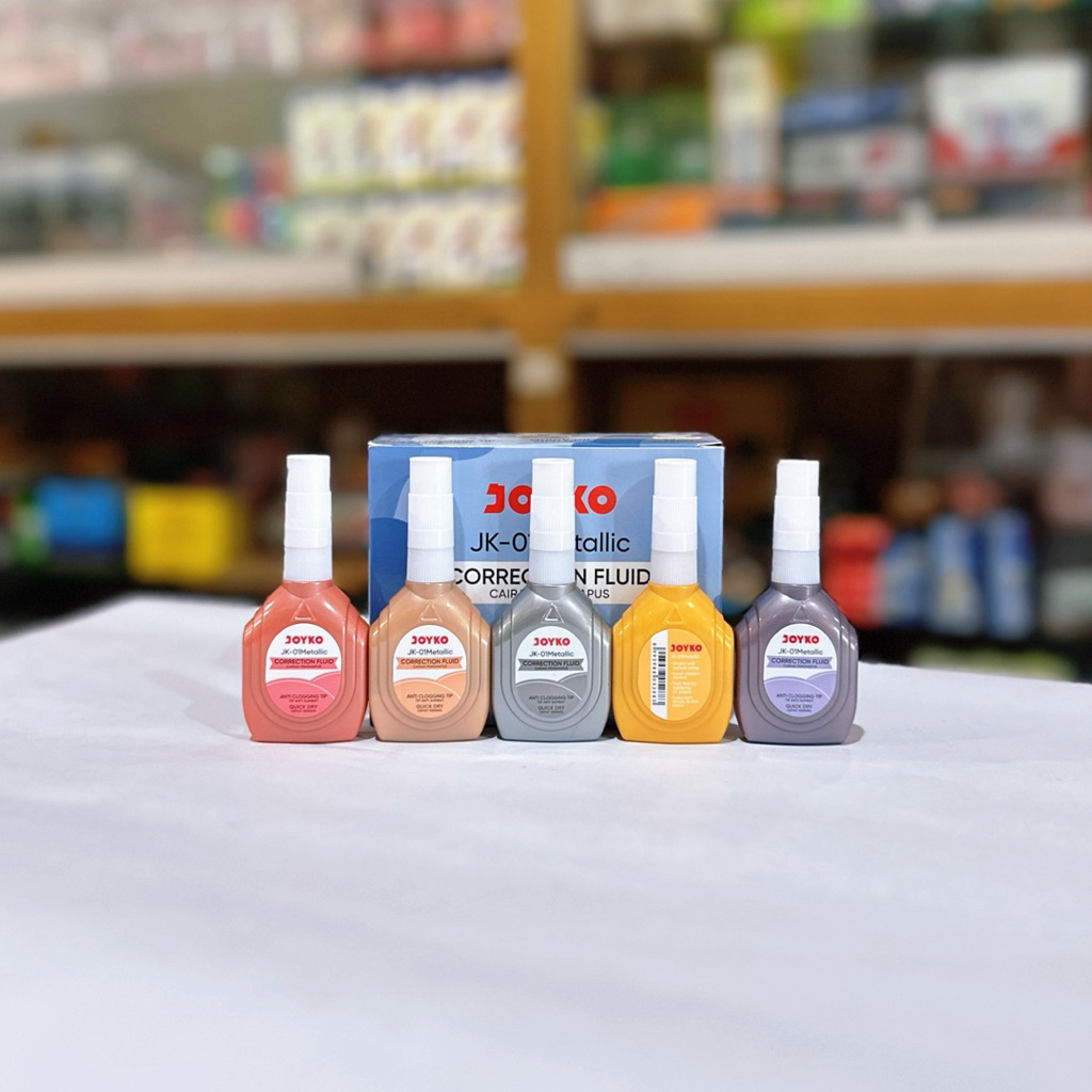

Tipe X Cair JOYKO JK-01 Metallic Correction Fluid [1 PCS]