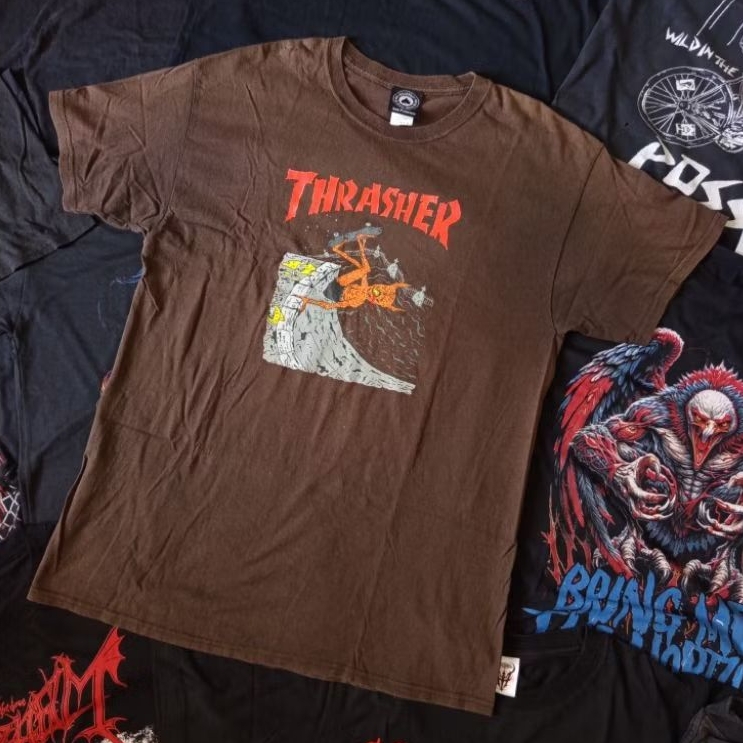 Kaos Tshirt Thrasher x Neckface Vintage Second