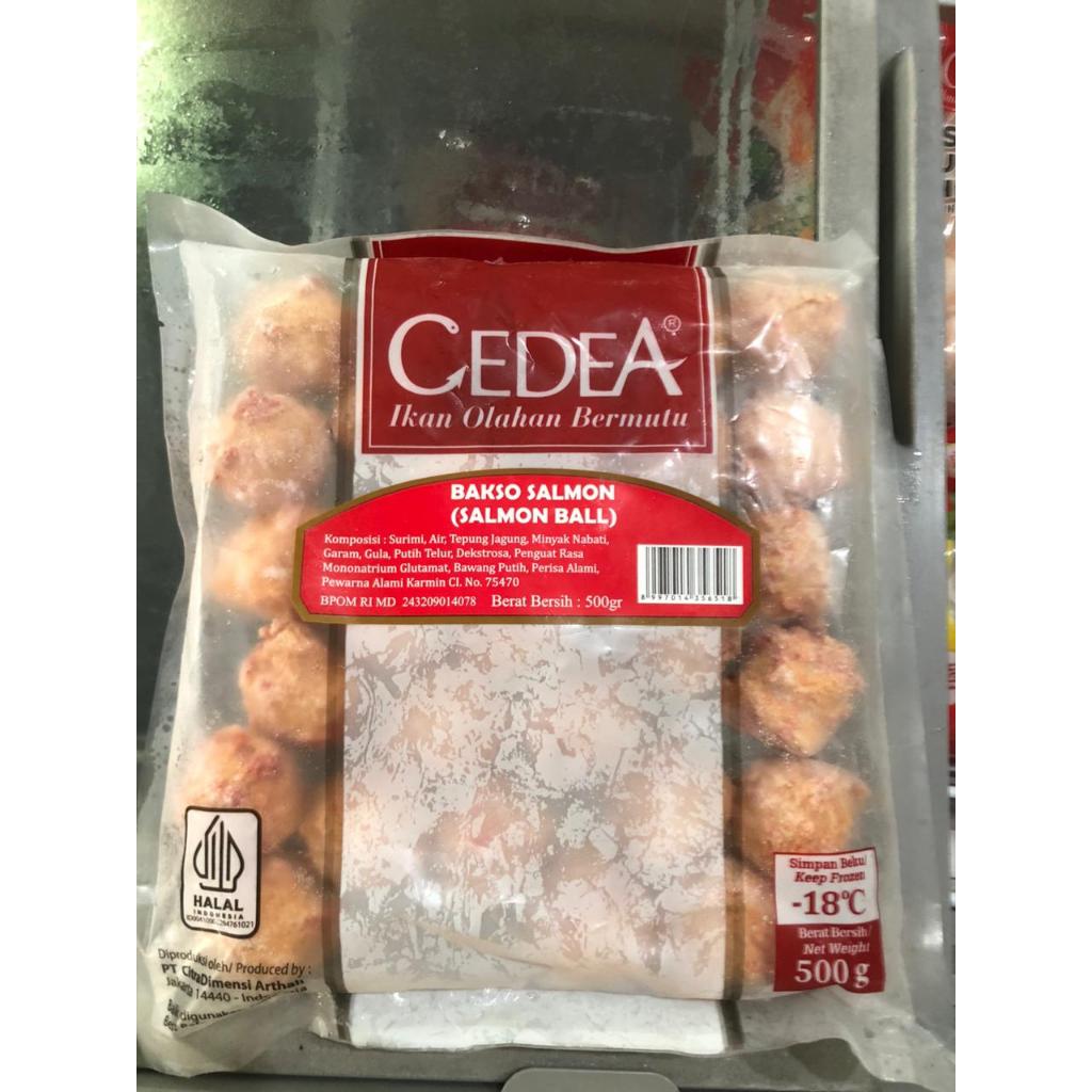 

(FROZEN FOOD INSTANT ONLY) CEDEA SALMON BALL / BASO - BAKSO SALMON 500gr