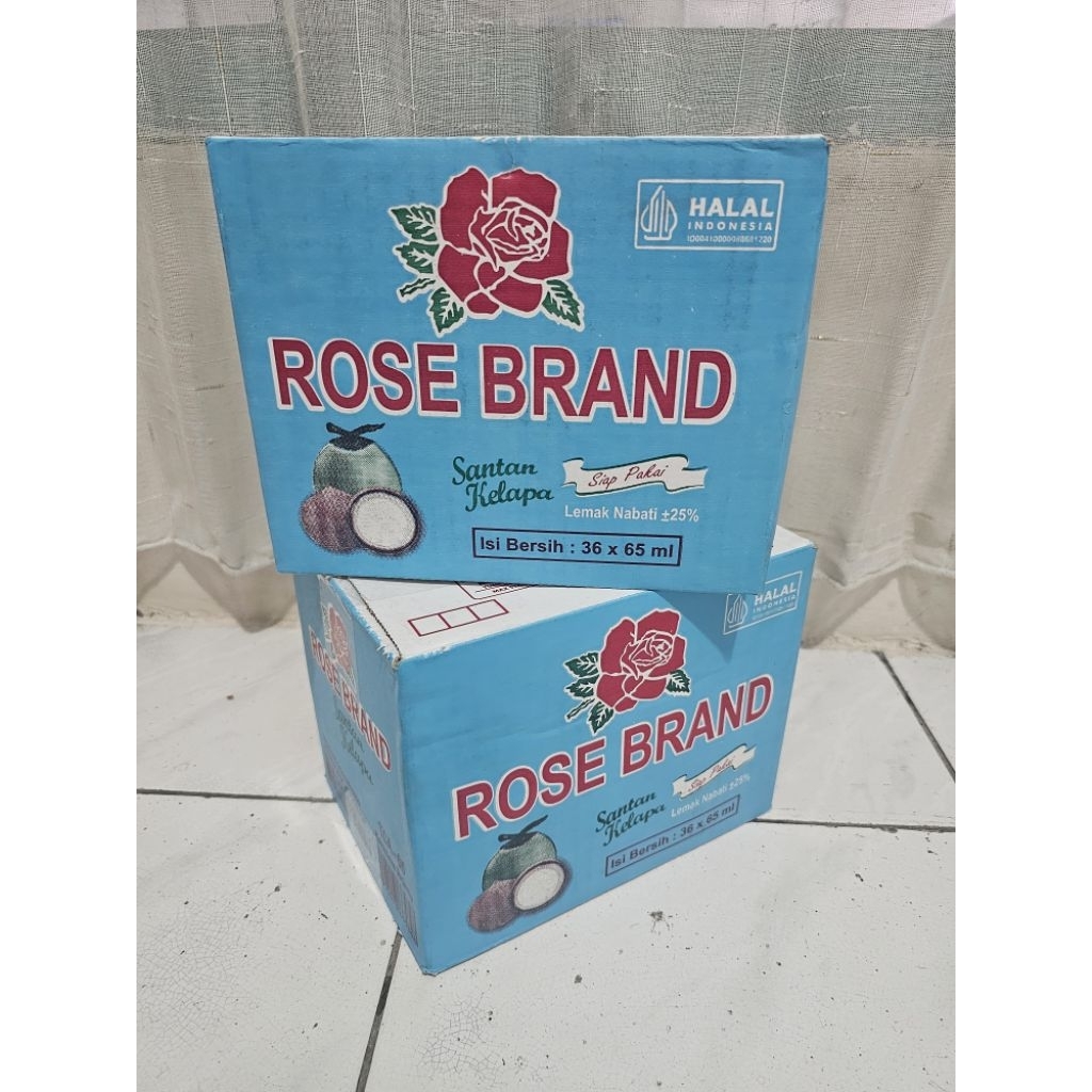 

Santan Rose Brand - Santan Instan 1 DUS isi 36 pcs - Santan Instan / Santan Instan TCA Rose Brand 65 Ml