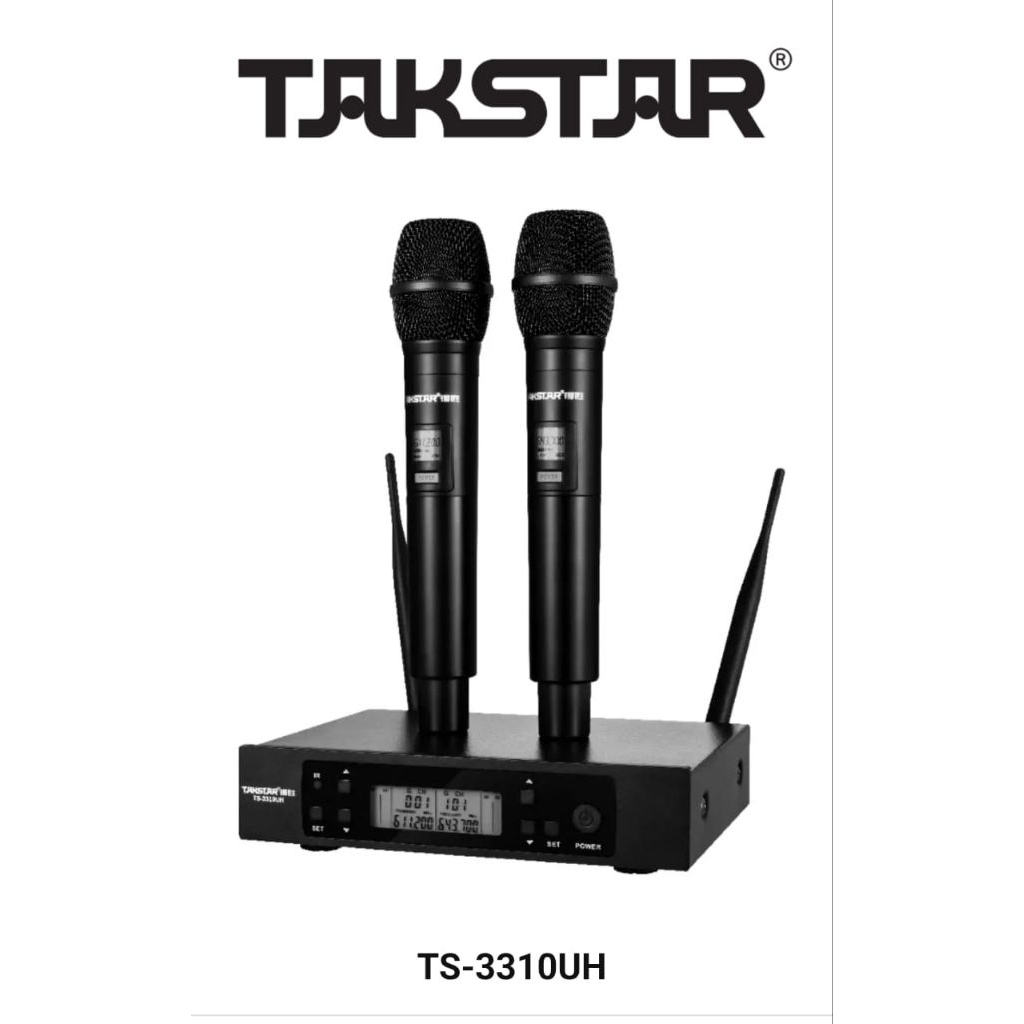 [Ready Stock] TAKSTAR TS-3310UH Wireless Microphone Takstar Original