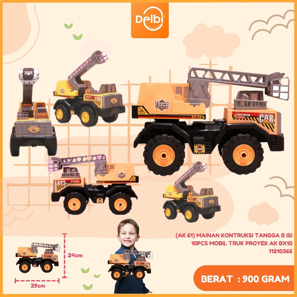 MAINAN TRUK TANGGA BESAR AK 61