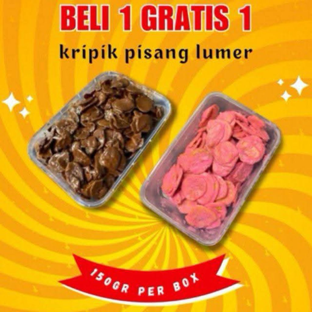 

( BELI 1 GRATIS 1 ) Keripik Pisang Coklat Lumer l Kripik Pisan Lumer Cokelat 1000 ML ENAK DAN LEZAT