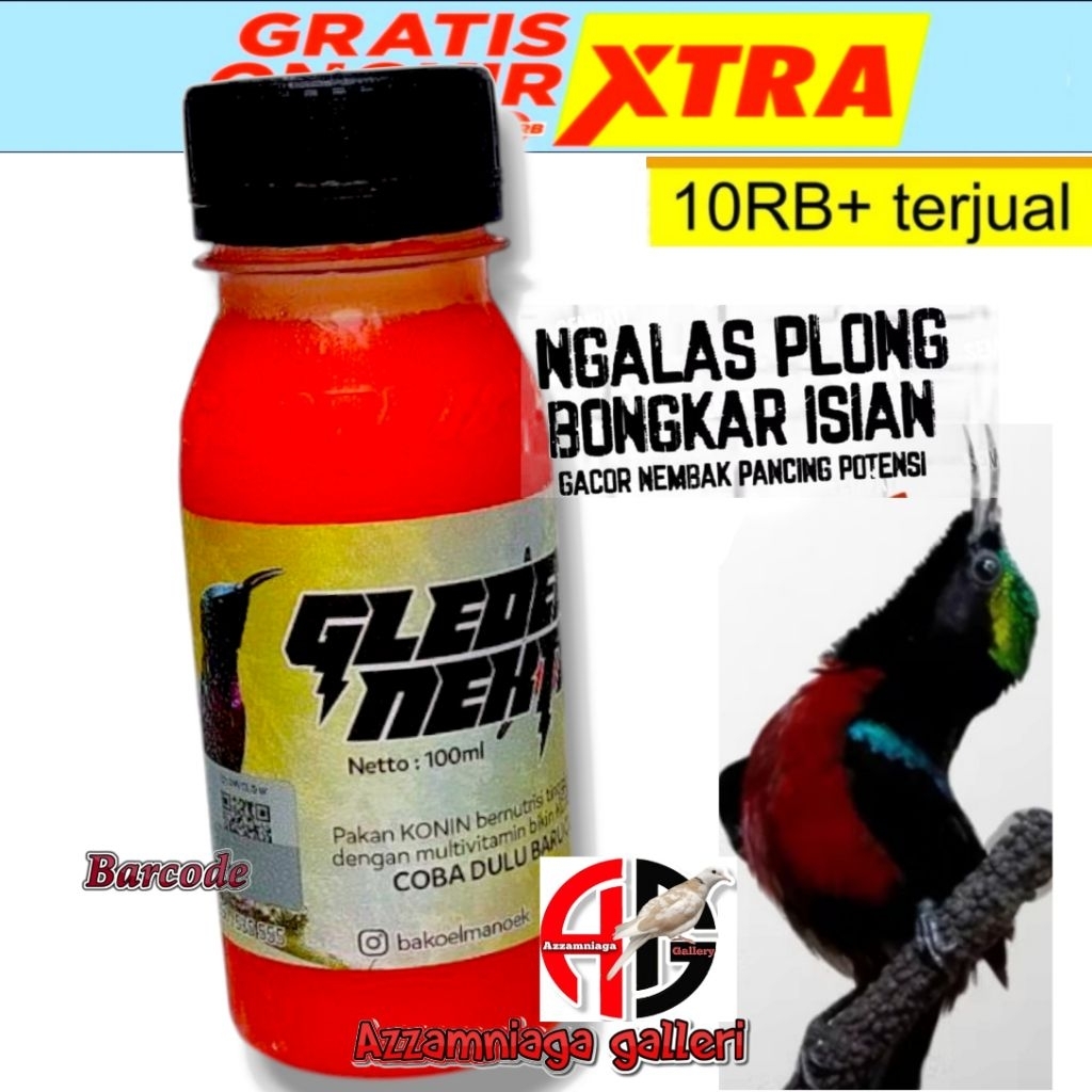 GLEDEK NEKTAR PAKAN KOLIBRI RUDJAK GLEDEK