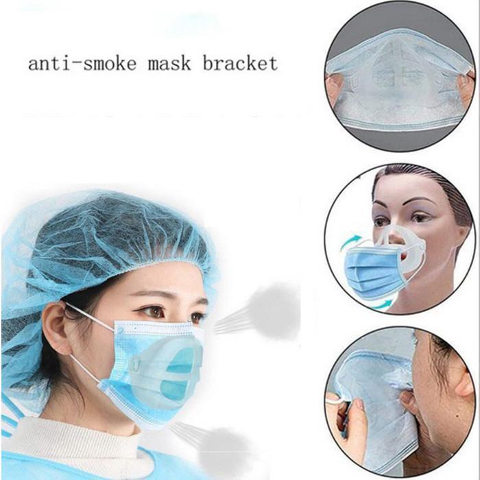 penyangga masker bracket pelindung hidung silicon silikon 3d sirkulasi