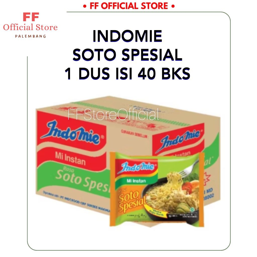 

INDOMIE Soto Spesial 1 Dus isi 40 Bks