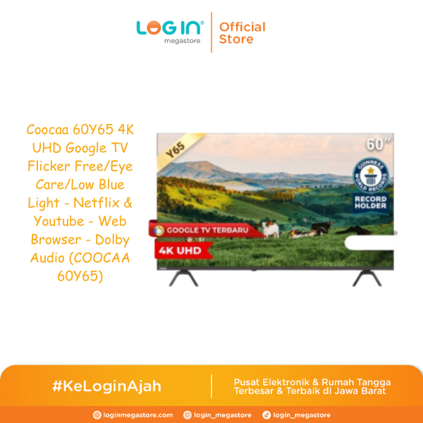 COOCAA LED TV 60Y65 4K UHD GOOGLE TV