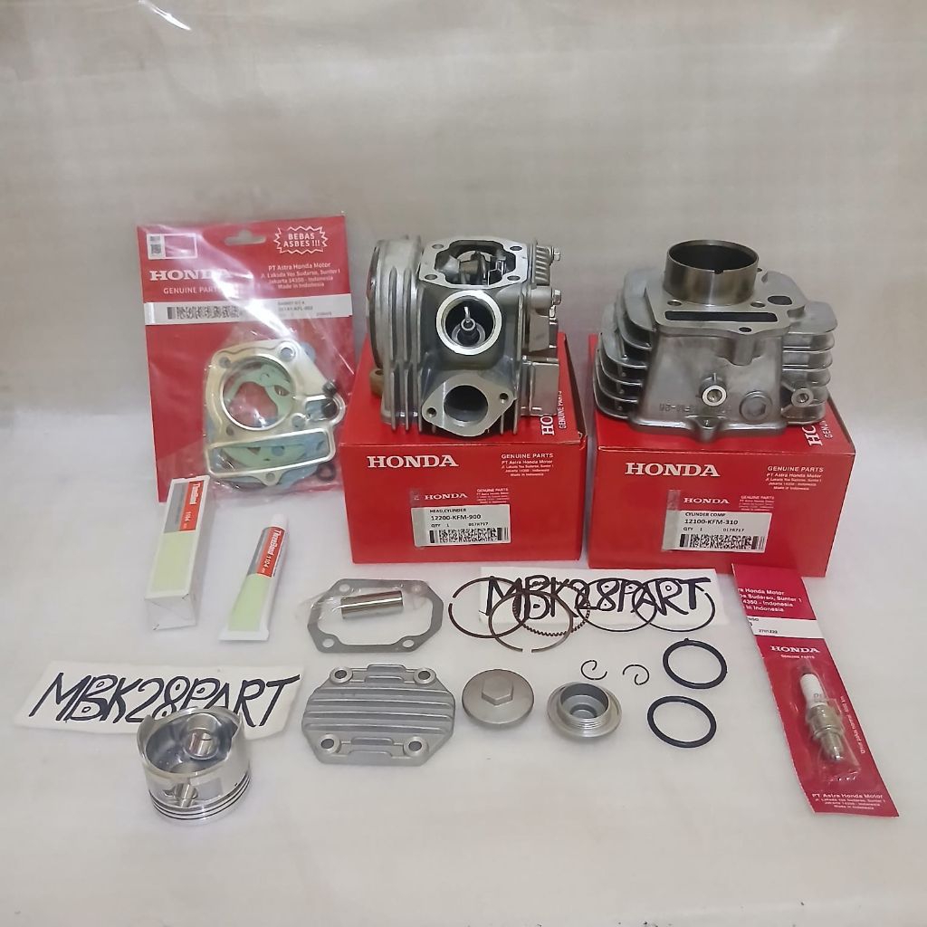 PAKETAN BLOK SEHER+BLOK HEAD KOMPLIT HONDA KFM,SUPRA FIT LAMA/NEW+BLOK SEHER HEAD SUPRA FIT LAMA.SUP