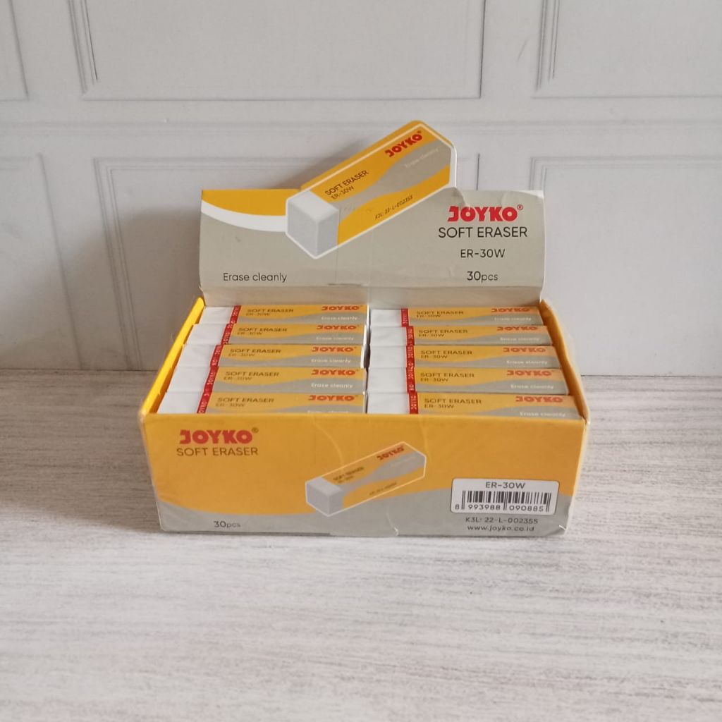 

Penghapus Joyko Putih ER-30W Isi 8pcs