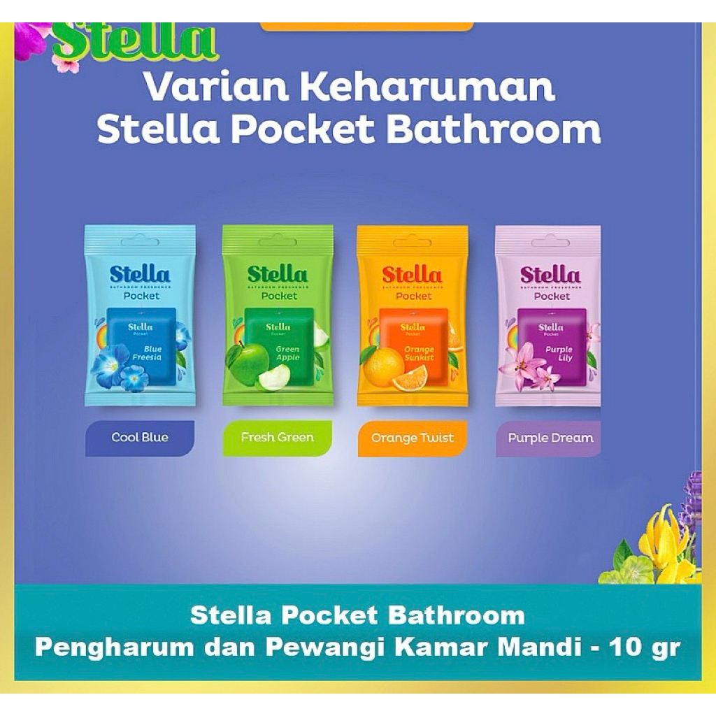 STELLA BATHROOM POCKET/PEWANGI KAMAR MANDI