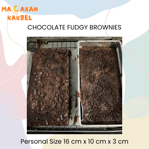

Brownies Coklat Fudgy Personal Size 16 cm x 10 cm