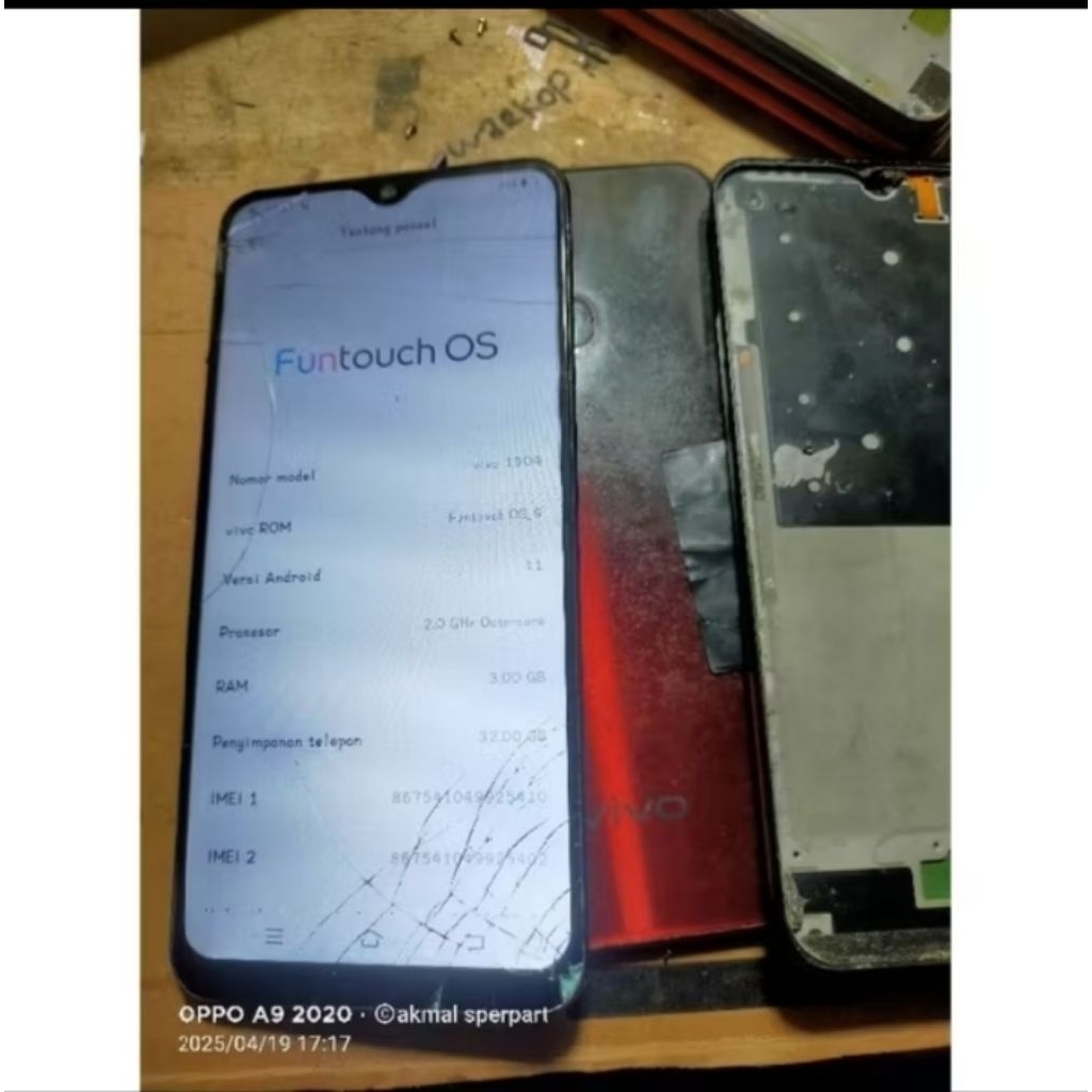 MESIN VIVO Y12 / Y15 / Y17 NORMAL JAYA TESTED