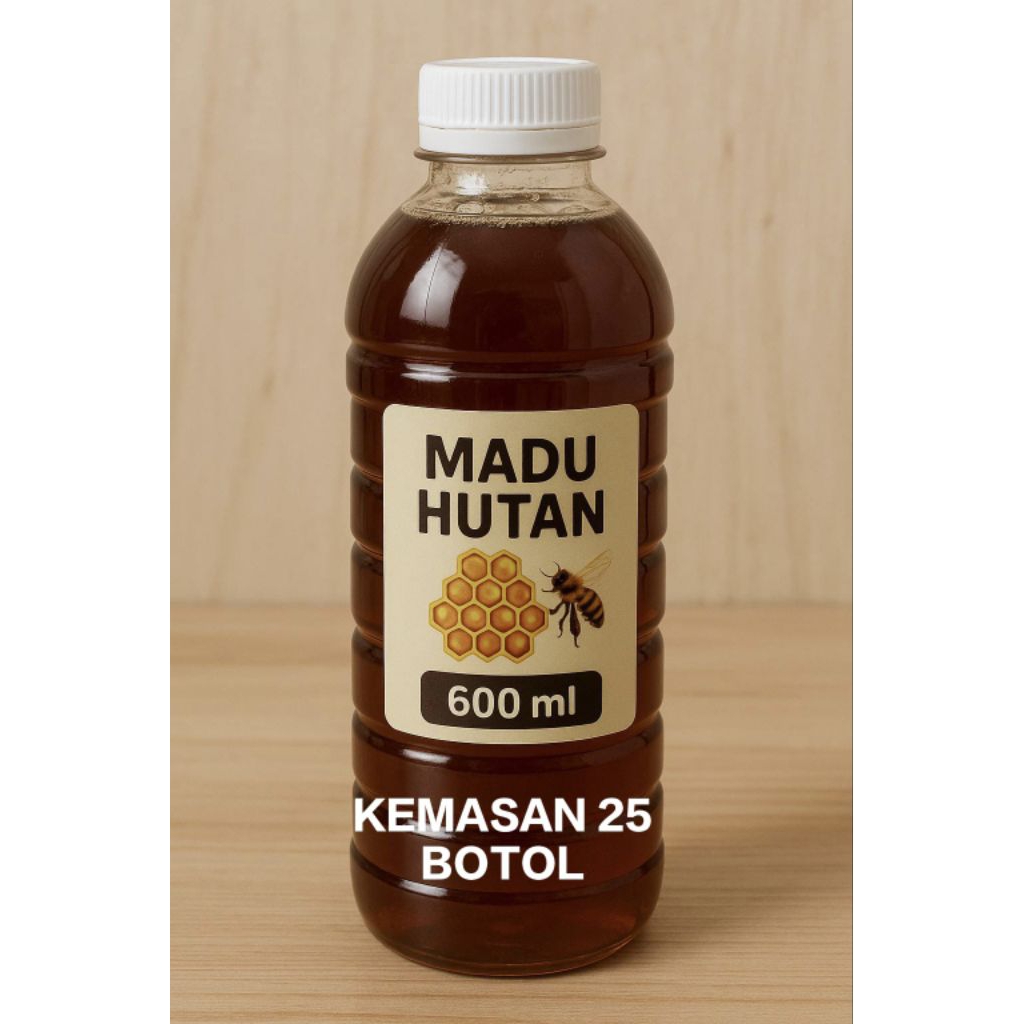 

madu hutan kemasan botol 600 ml