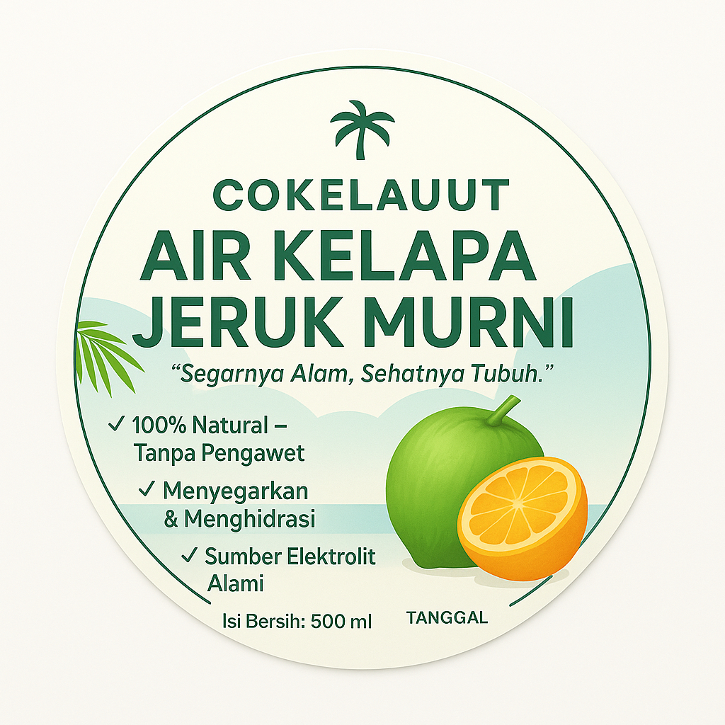 

Air Kelapa Jeruk Murni 250ml, 500ml, 1000ml