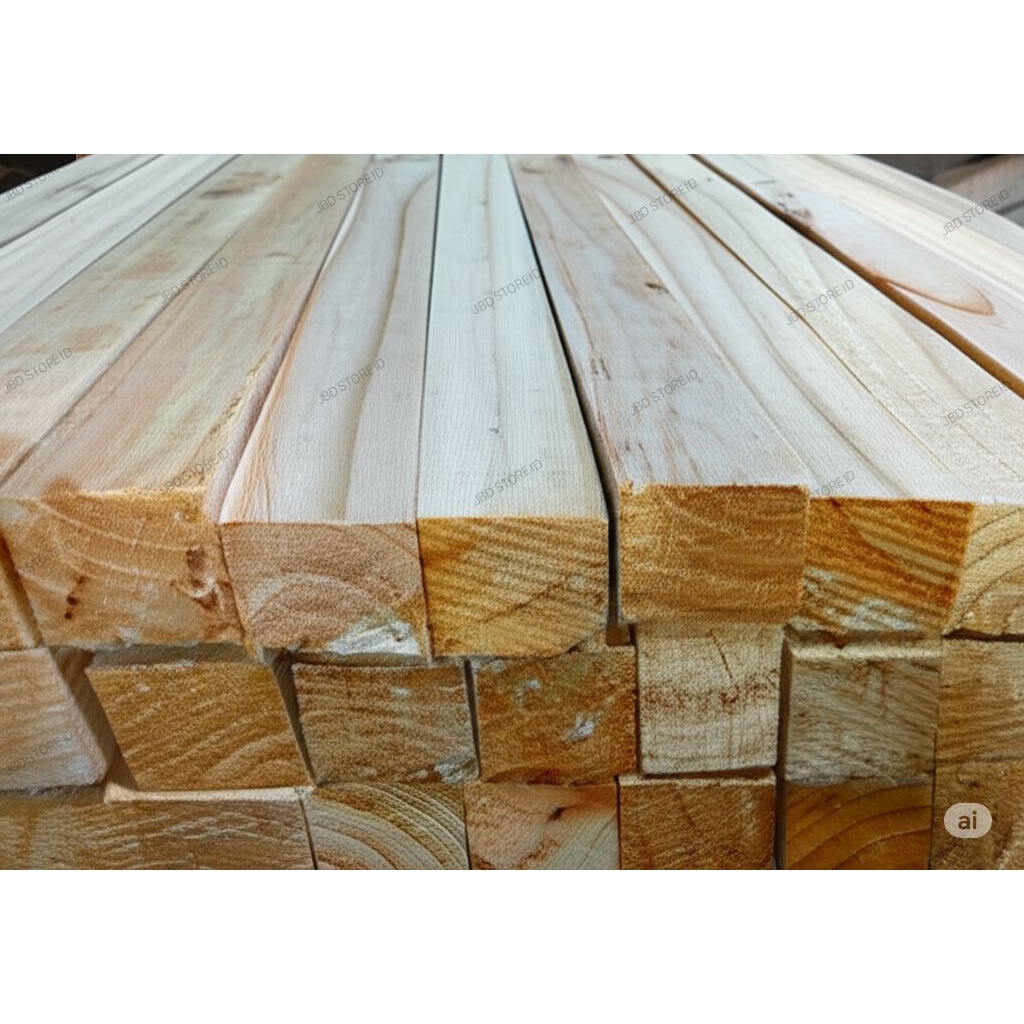 Kaso Kayu Jati Belanda ukuran 4x3x100