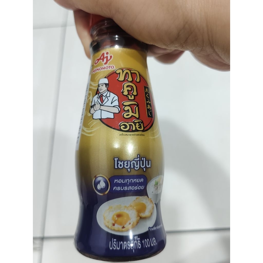

Seasoning Sauce Shoyu ( kecap ) Takumi Aji Ajinomoto Thailand 100 ml