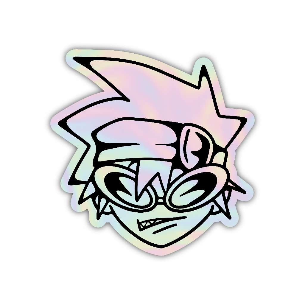 

Z454 sticker karakter y2k aesthetic, stiker hologram satuan