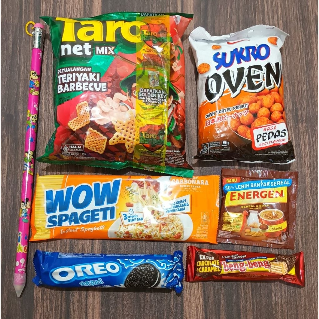 

FREE PENSIL JUMBO PAKET BINGKISAN SNACK MURAH GIFT BACK TO SCHOOL HAMPERS CEMILAN SNACK CEMILAN MURAH PAKET HAMPERS ULANG TAHUN MURAH