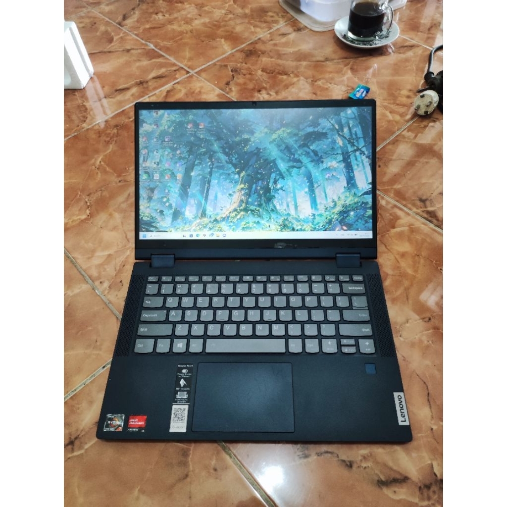 Laptop Second Lenovo Ideapad Flex 5 - Touchscreen 360° | Ryzen 7 | RAM 8GB | SSD 500GB | BISA NEGO