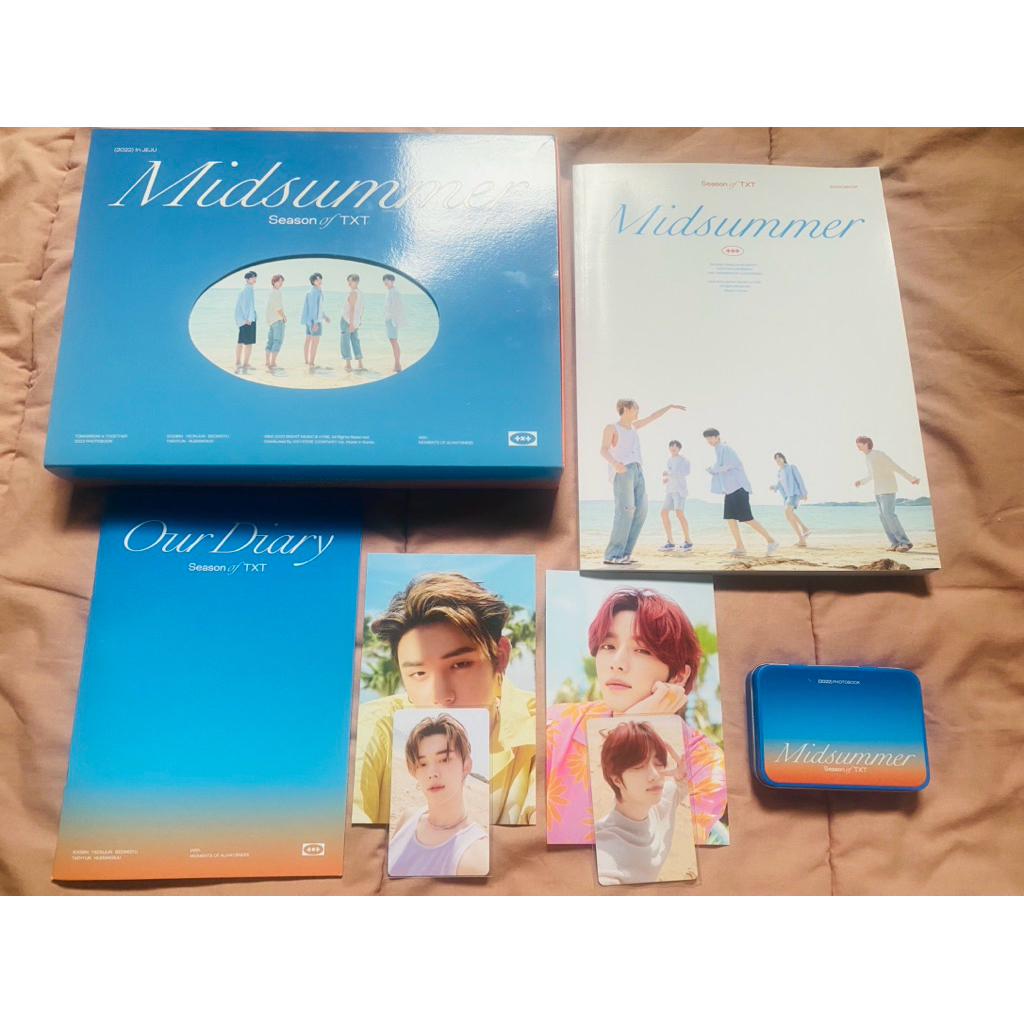 Midsummer Season of TXT Tomorrow X Together Photocard Yeonjun Beomgyu Photobook