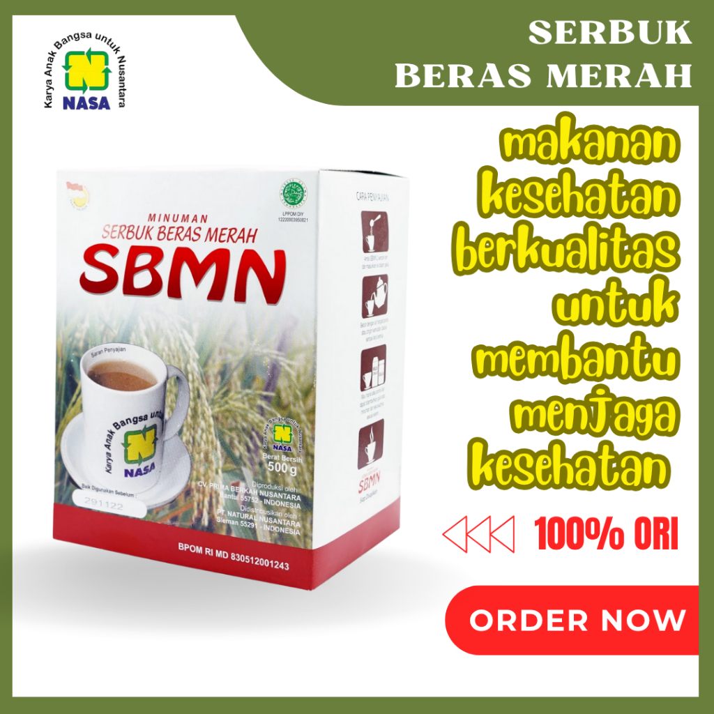 

Serbuk Beras Merah NASA Besar sbmnb 500 gr
